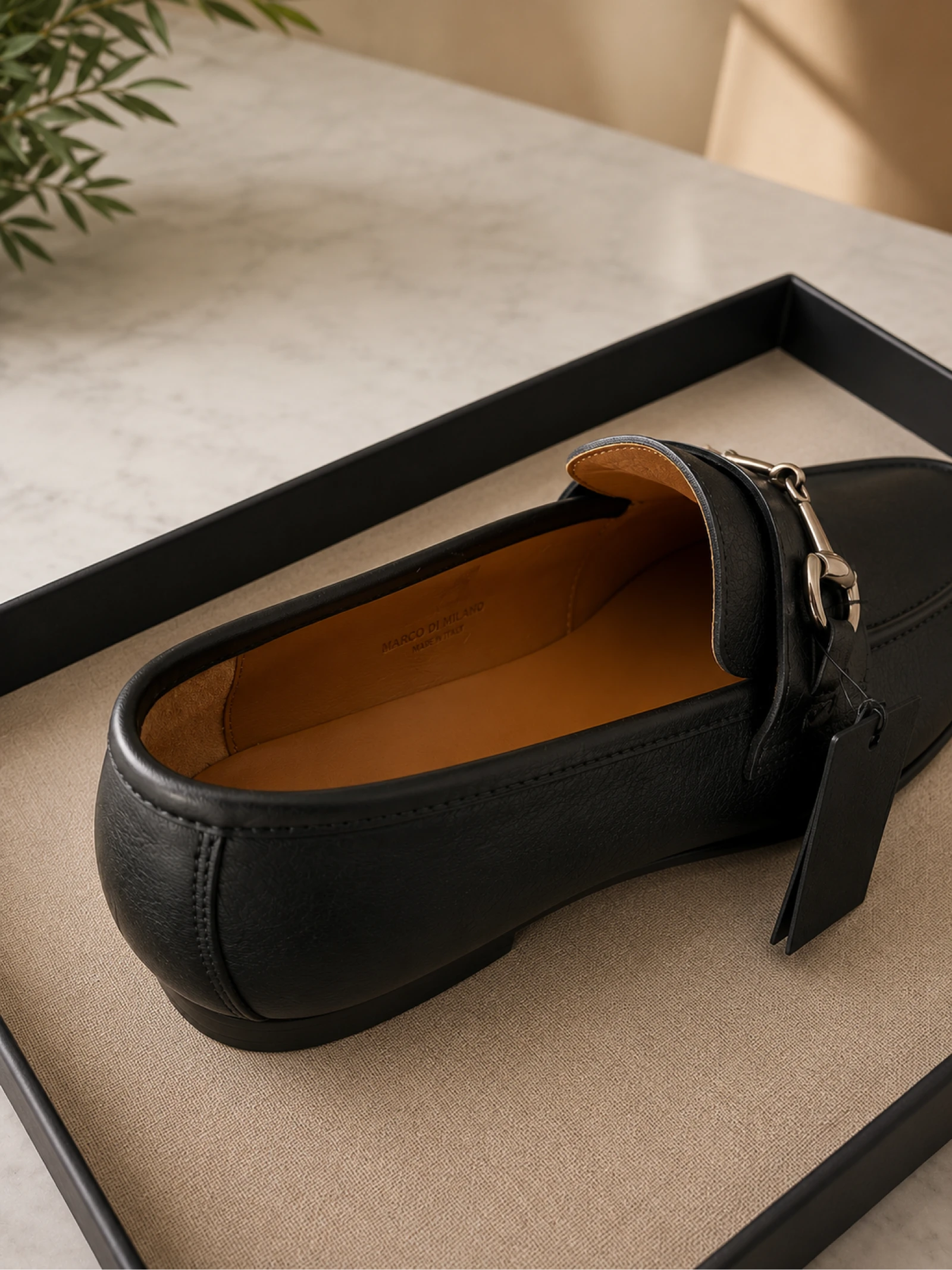 Loafers em pele pretos 42 – photo 4
